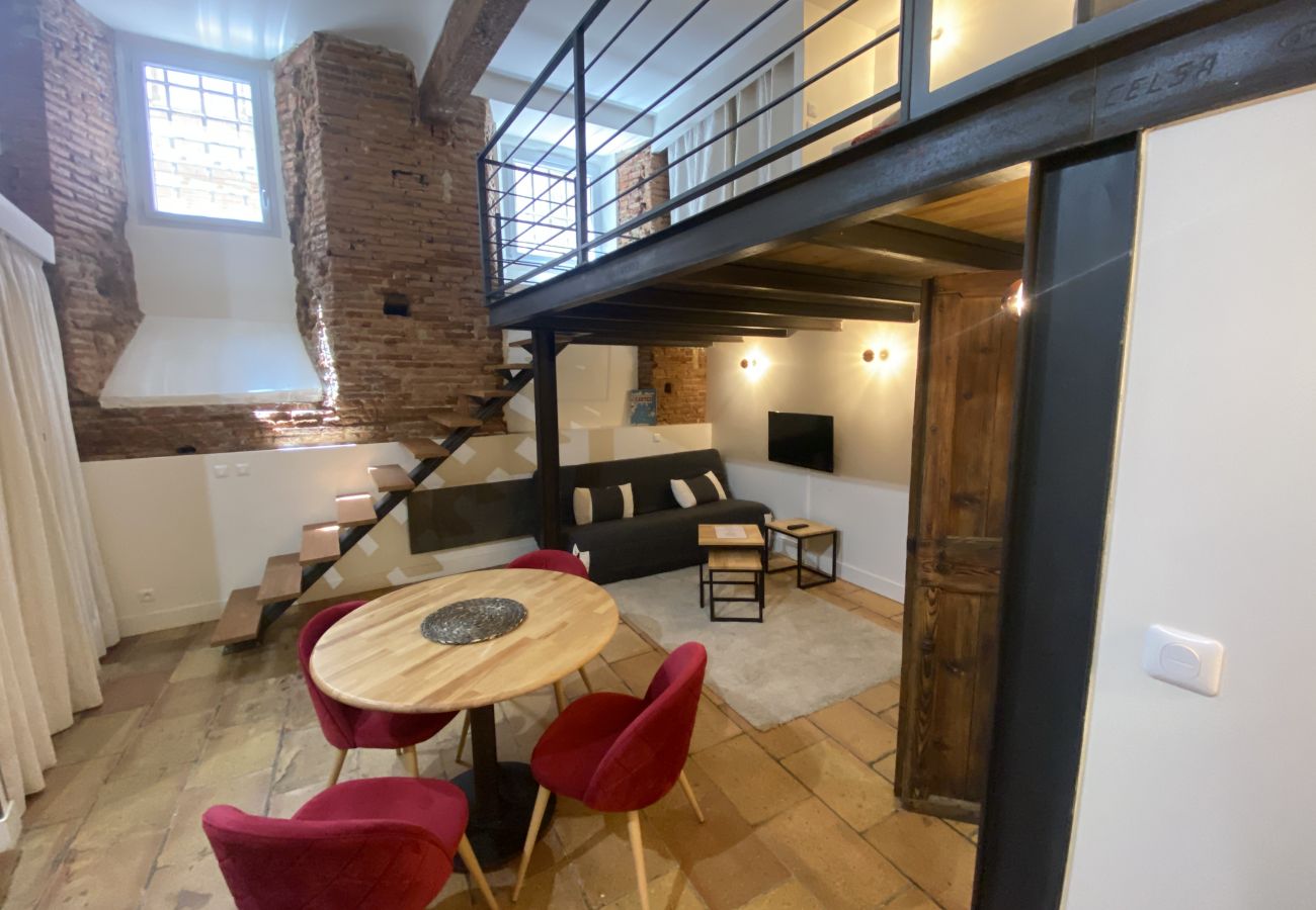 Appartement à Toulouse - La Romance - Loft Ancien au coeur de Toulouse
