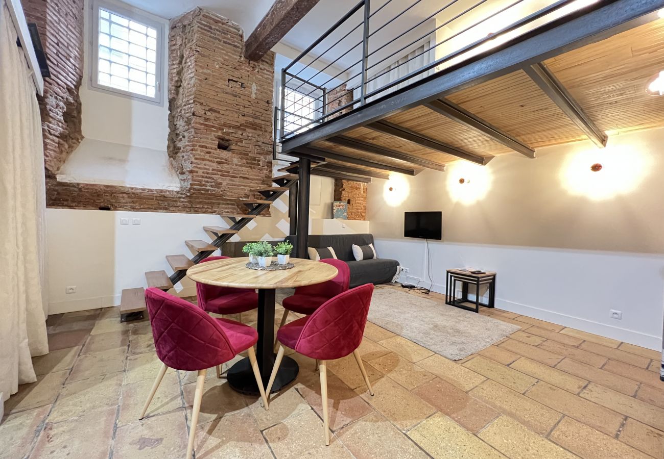Appartement à Toulouse - La Romance - Loft Ancien au coeur de Toulouse