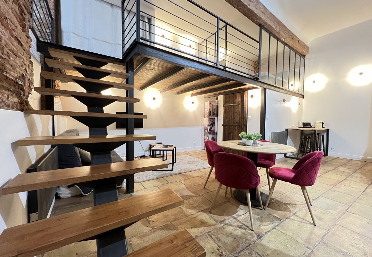 Appartement à Toulouse - La Romance - Loft Ancien au coeur de Toulouse