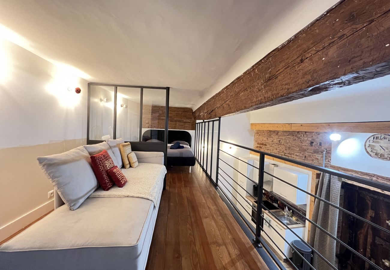Appartement à Toulouse - La Romance - Loft Ancien au coeur de Toulouse