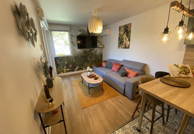 Appartement à Blagnac - Le Jungle : T2 avec Jardin et Jacuzzi
