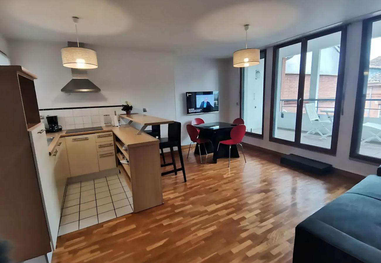 Appartement à Toulouse - L'Arcade : remarquable duplex sur le Capitole