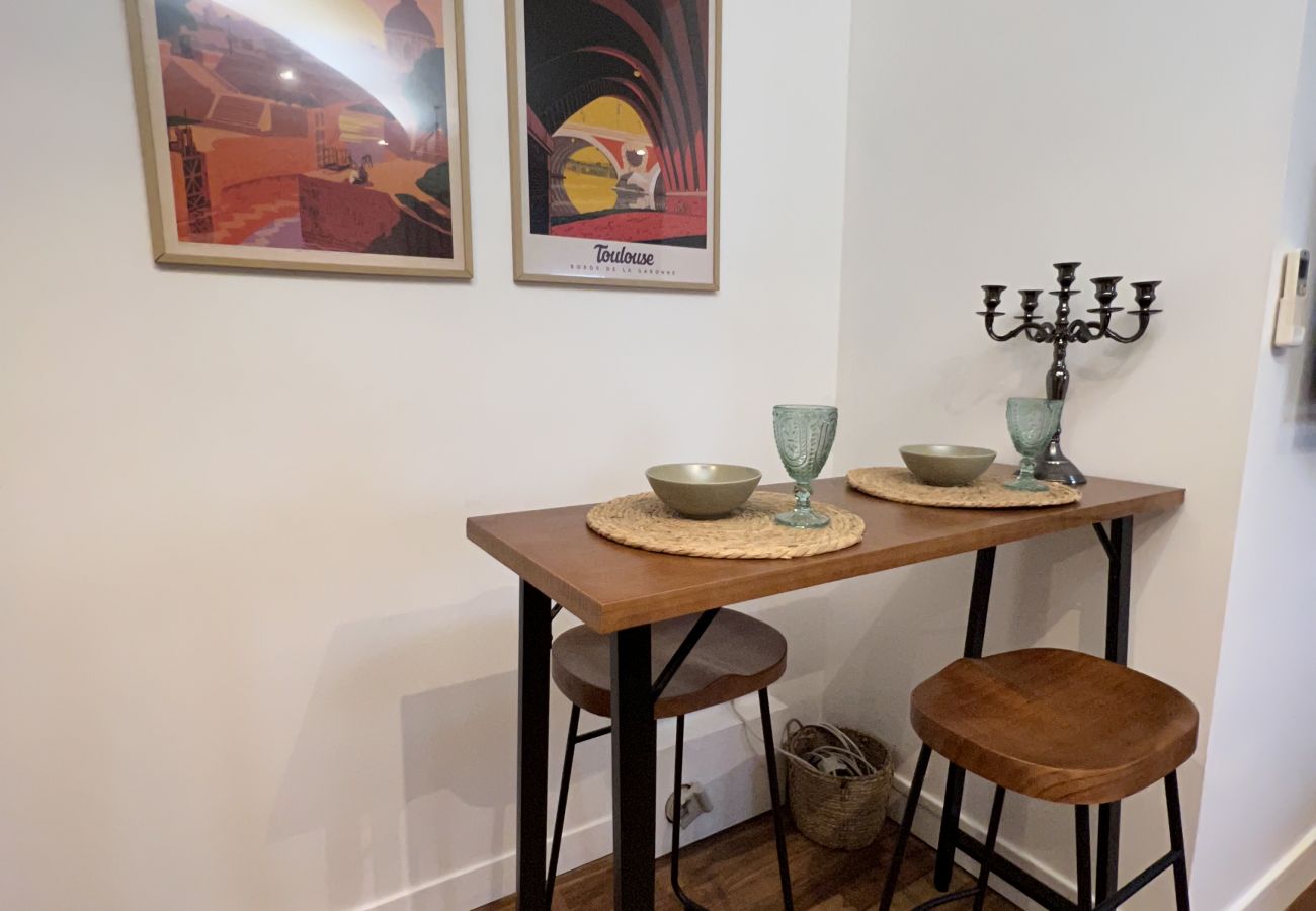 Appartement à Toulouse - Le Câlin: 2p proche Gare SNCF & Centre Ville