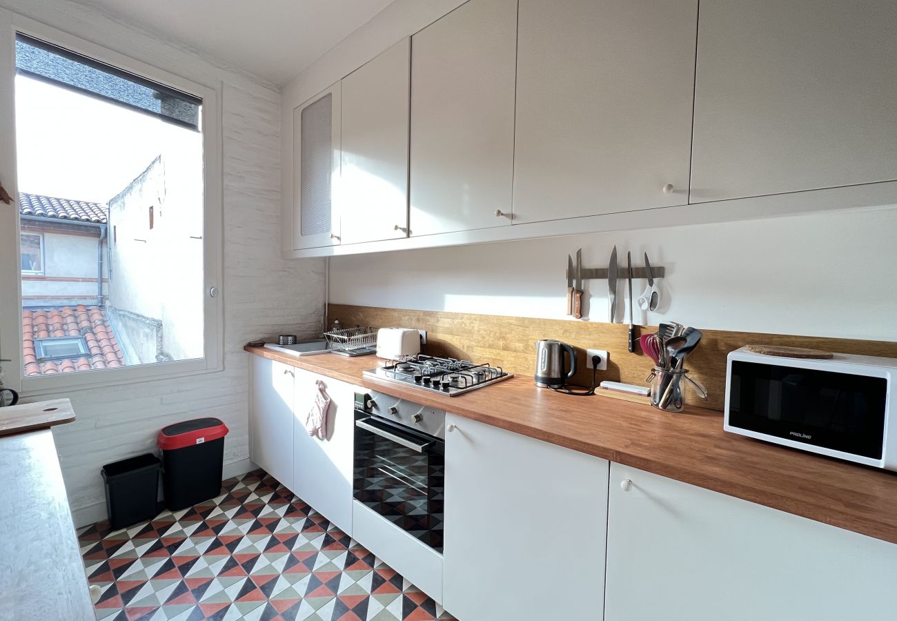 Appartement à Toulouse - Woody - T3 chaleureux au cœur de Saint-Aubin