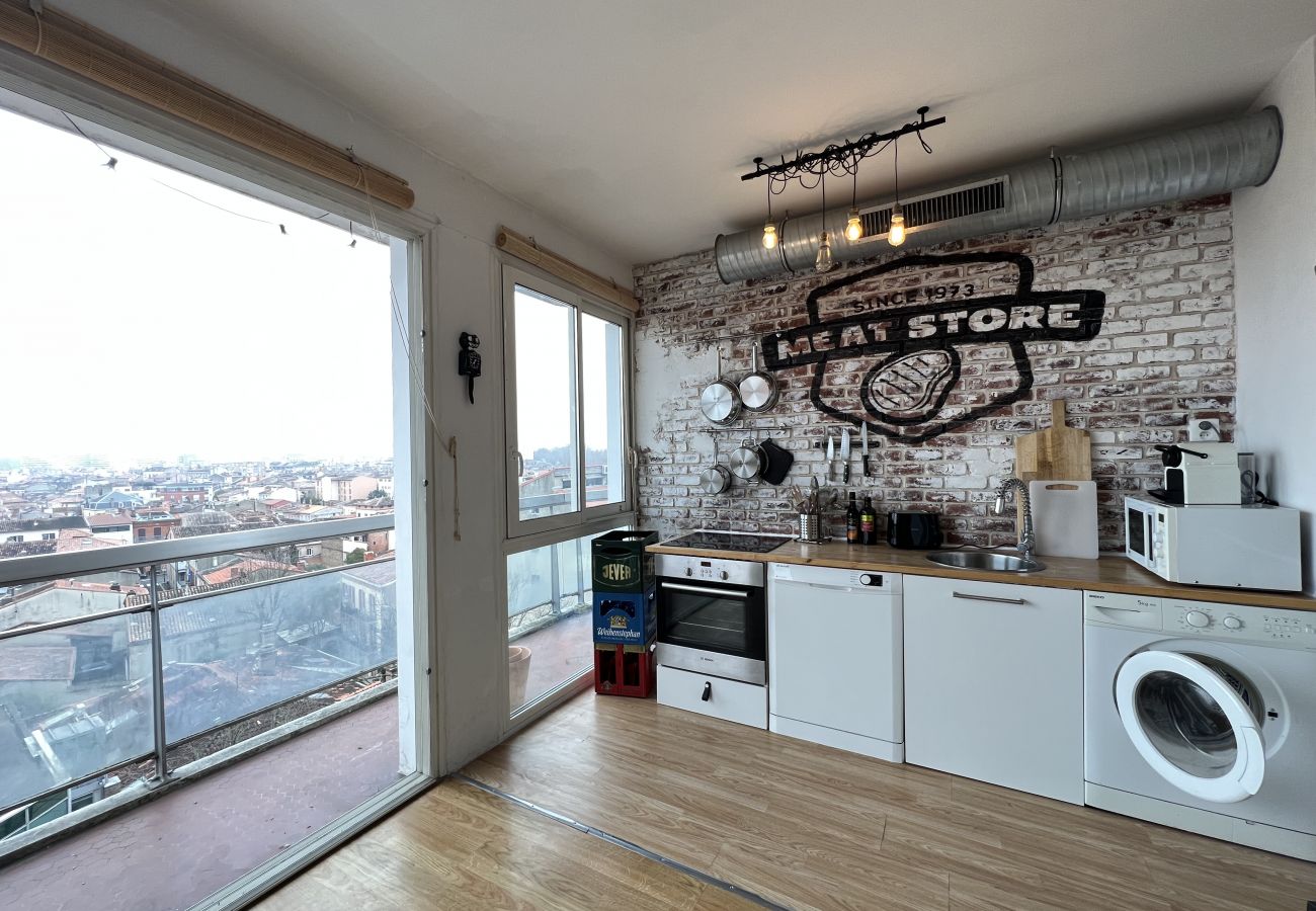 Appartement à Toulouse - Le Brooklyn : T2 à Compans avec vue remarquable