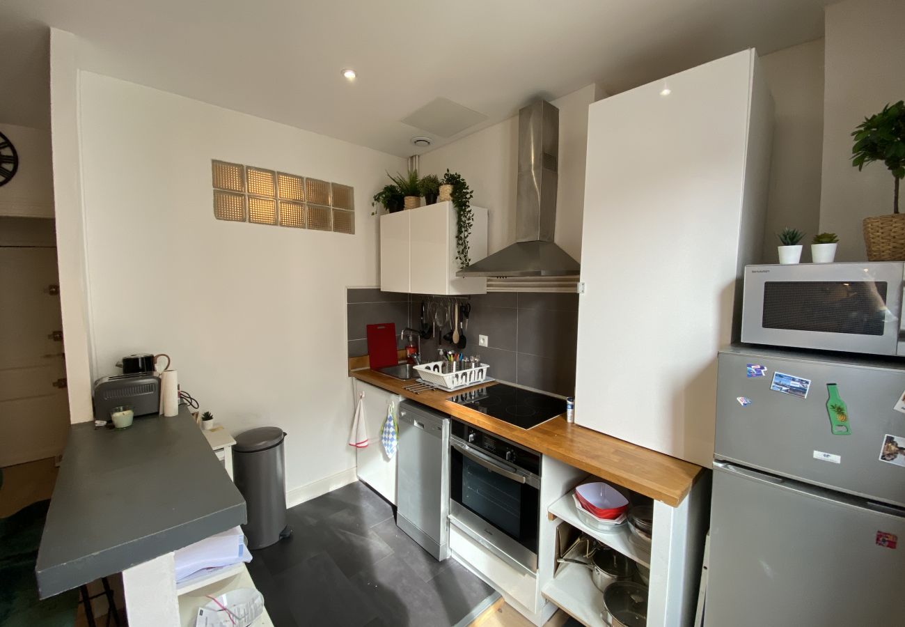 Appartement à Toulouse - Le Concorde : T2 mur de brique proche Gare