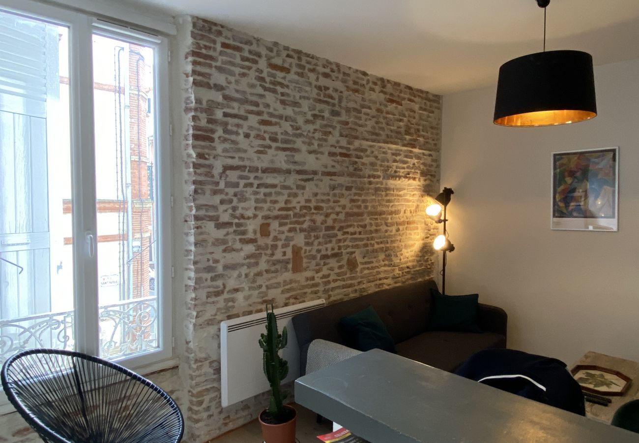 Appartement à Toulouse - Le Concorde : T2 mur de brique proche Gare