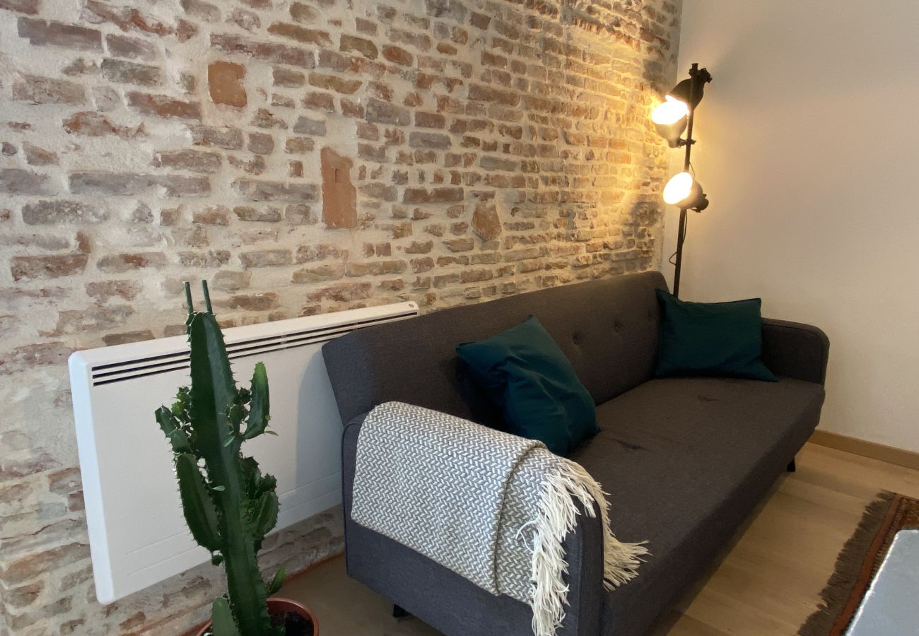 Appartement à Toulouse - Le Concorde : T2 mur de brique proche Gare