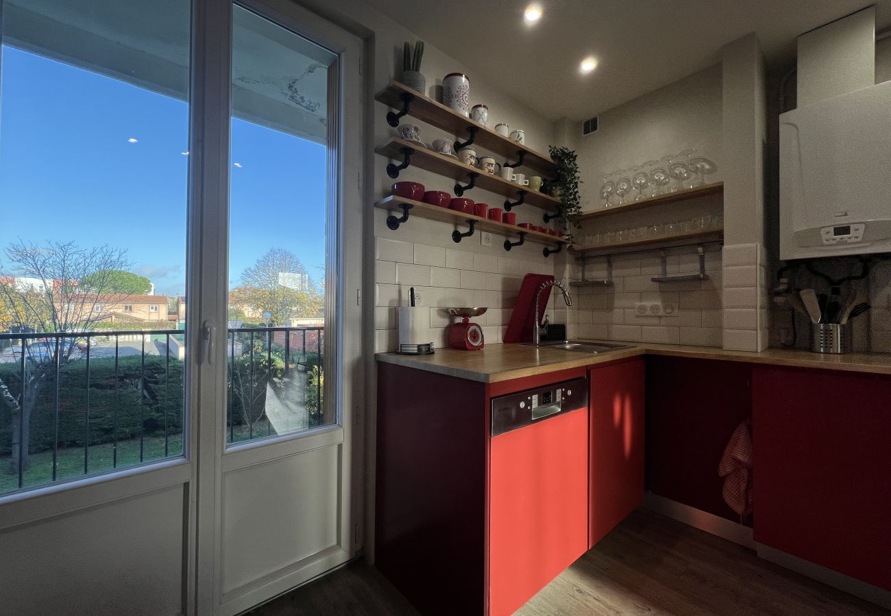 Appartement à Toulouse - Le Floral - 2p - Lumineux & Calme - Parking/Wifi