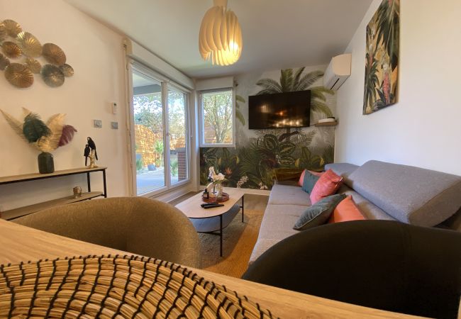  in Blagnac - The Jungle : 1bdr with garden & spa