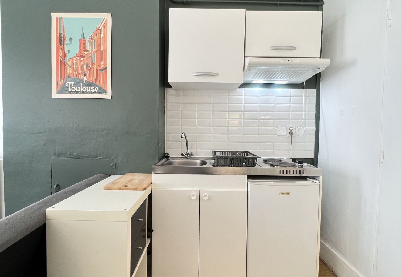 Studio in Toulouse - Le Relax - 2p - agréable & confortable /Métro/Gare